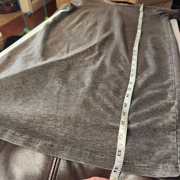 JANE AND DELANCEY Anthropologie Knit Sweatshirt Dress XS Rouching on Sleeves - Picture 12 of 12